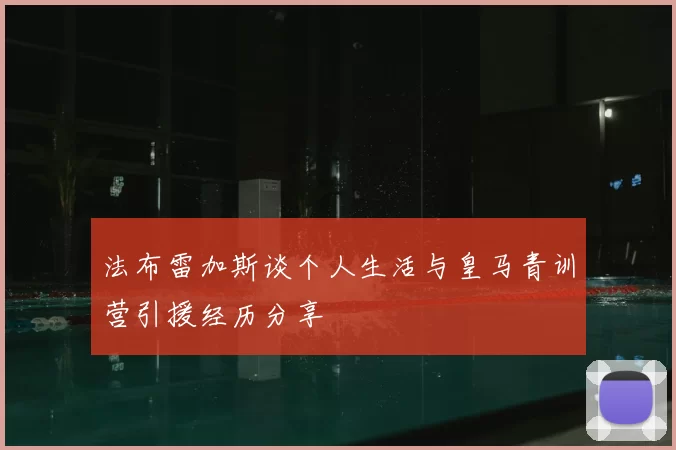 法布雷加斯谈个人生活与皇马青训营引援经历分享