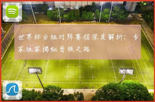 世界杯分组对阵赛程深度解析：专家独家揭秘晋级之路
